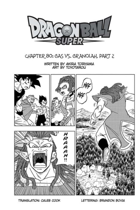 dragon ball latest chapter